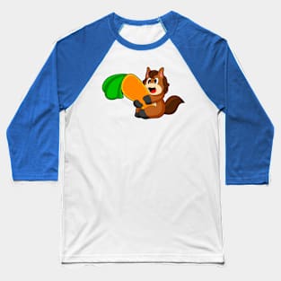 Horse Carrot Vegetables Baseball T-Shirt